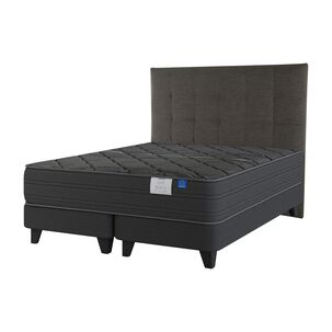 Cama Europea Flex Black / King / Base Dividida