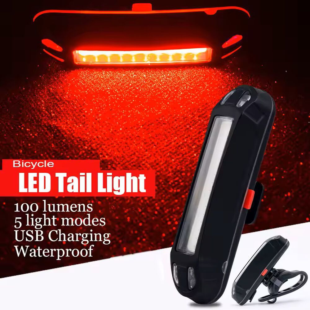 Luz Linterna Led Bicicleta Baliza Muy Potente Recargable Usb 3 Colores Y Funciones Tipo Baliza image number 7.0