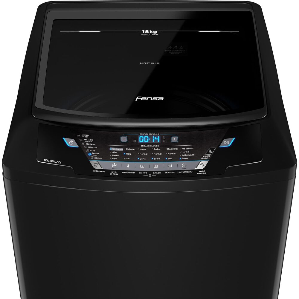 Lavadora Autom&aacute;tica Carga Superior Premium Care 18kg Black image number 4.0