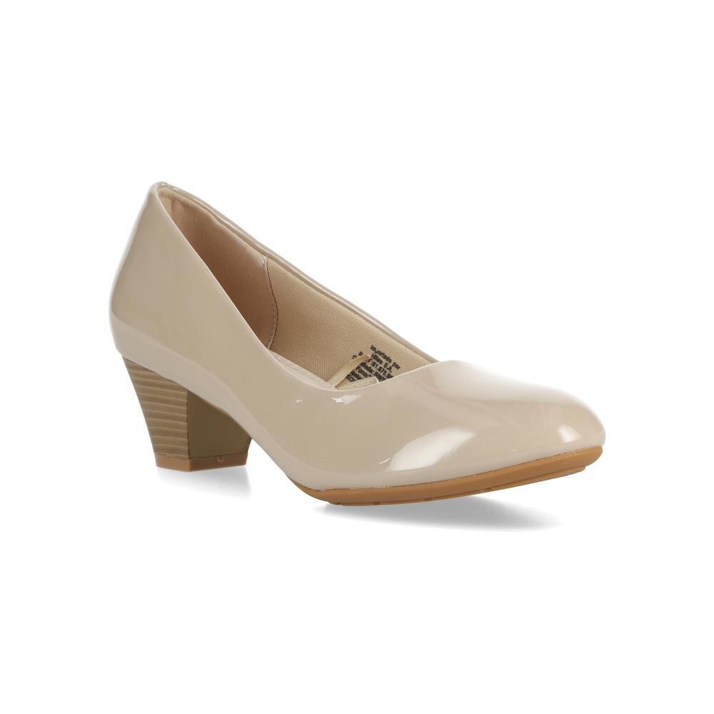 Zapato Con Taco Mujer Geeps Nude en Oferta compra en Hites