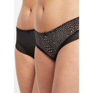 Pack 2 X Calzon Pantaleta Microfibra P214024w-neg1 Kayser