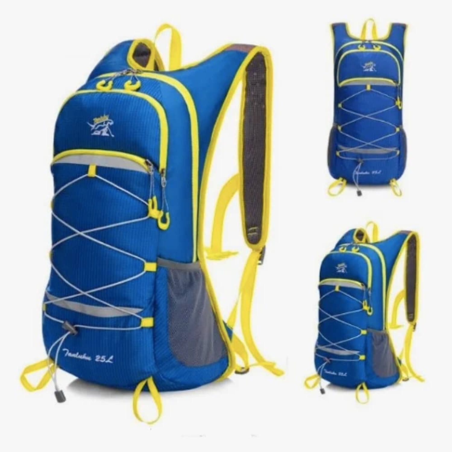 Mochila Hidrataci&oacute;n Outdoor Trekking Running + Bolsa De Agua Azul image number 4.0
