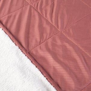 Plumon Emboss+sherpa 1.5 Plazas Caf&eacute;