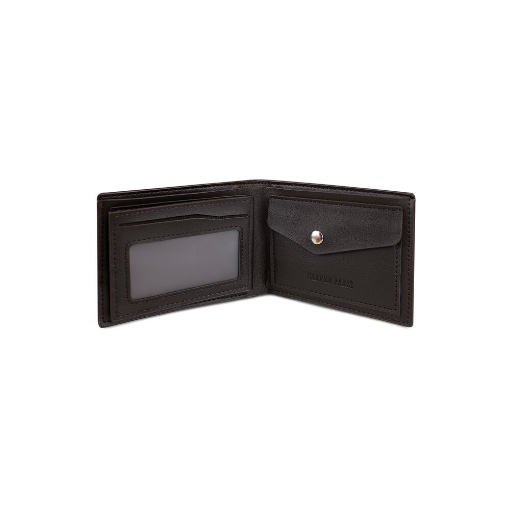 Billetera Hombre Enzo Caf&eacute; Oscuro Con Monedero Carven Paris image number 6.0