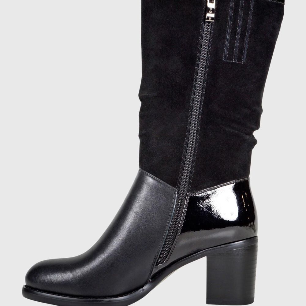Bota Cuero Dalima Negro image number 3.0