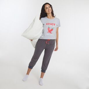 Pijama Capri Manga Corta Mujer Freedom