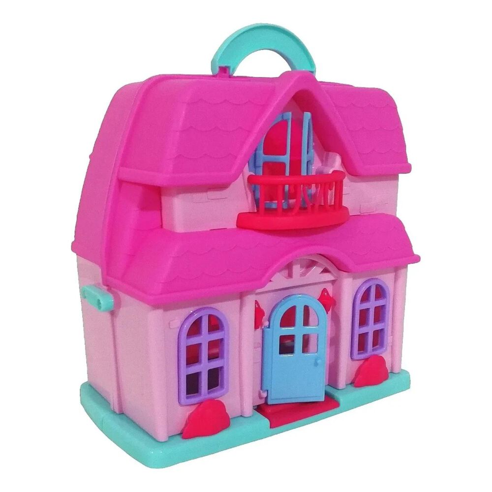 Juguete Casa De Mu&ntilde;ecas Con Accesorios Luz Sonido Infantil image number 0.0