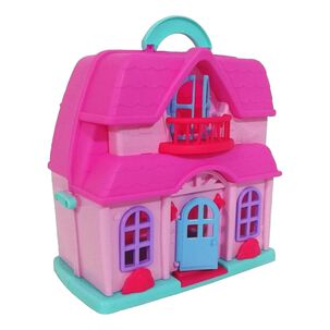 Juguete Casa De Mu&ntilde;ecas Con Accesorios Luz Sonido Infantil