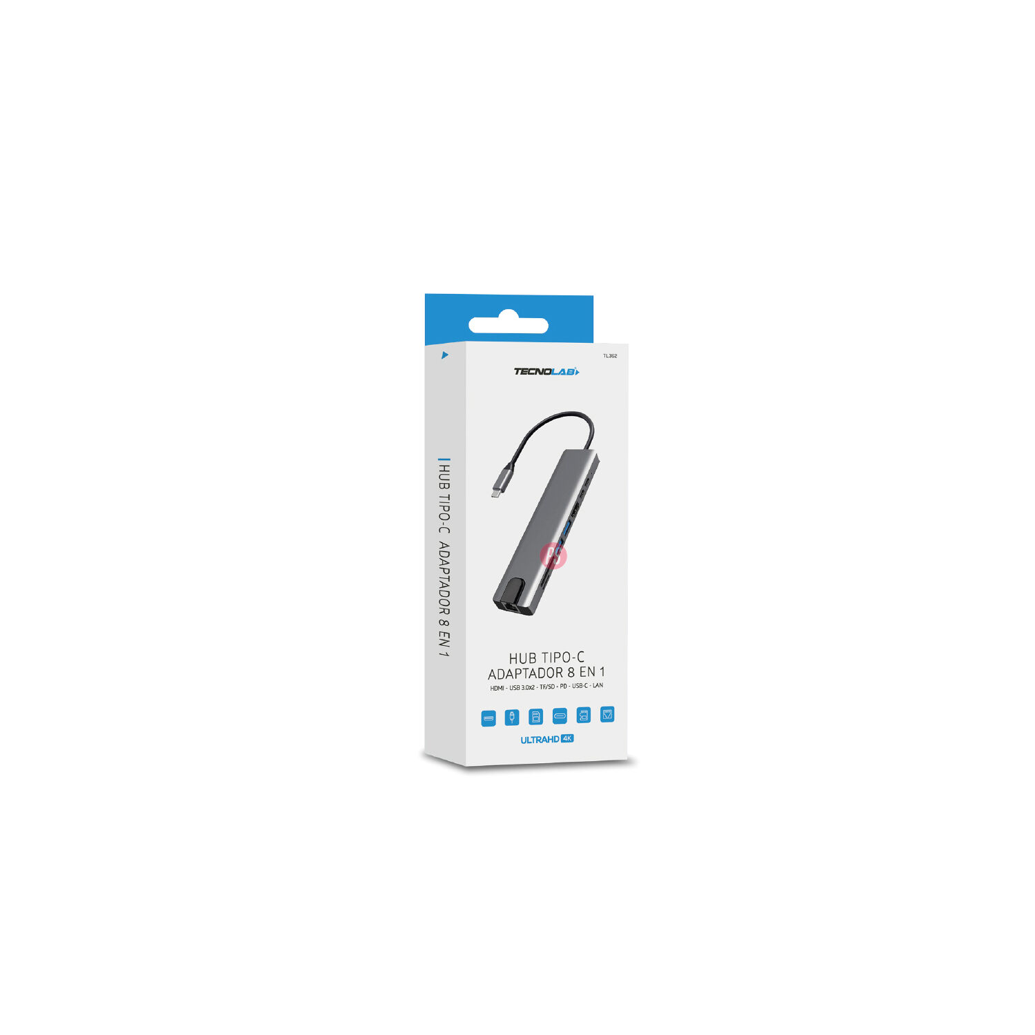 Hub Conector Tipo C 8 En 1 - Ps image number 2.0