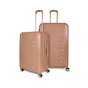 Pack 2 Maletas Rome Mediana 20kg+grande 23kg Beige Calvin Klein