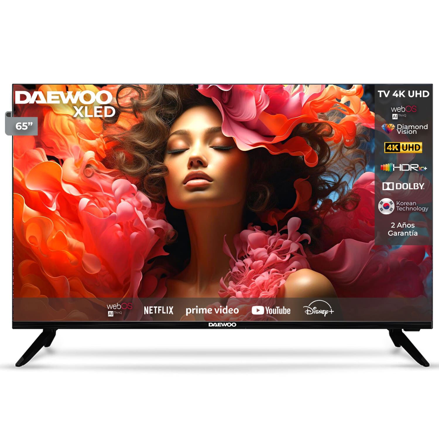 Smart Tv Daewoo Xled 65&Prime; 4k Uhd Webos Dolby Audio Con Magic Control | Da-ls65u1 image number 0.0