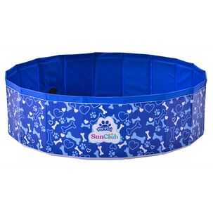 Piscina Ba&ntilde;era Plegable Para Mascotas Azul