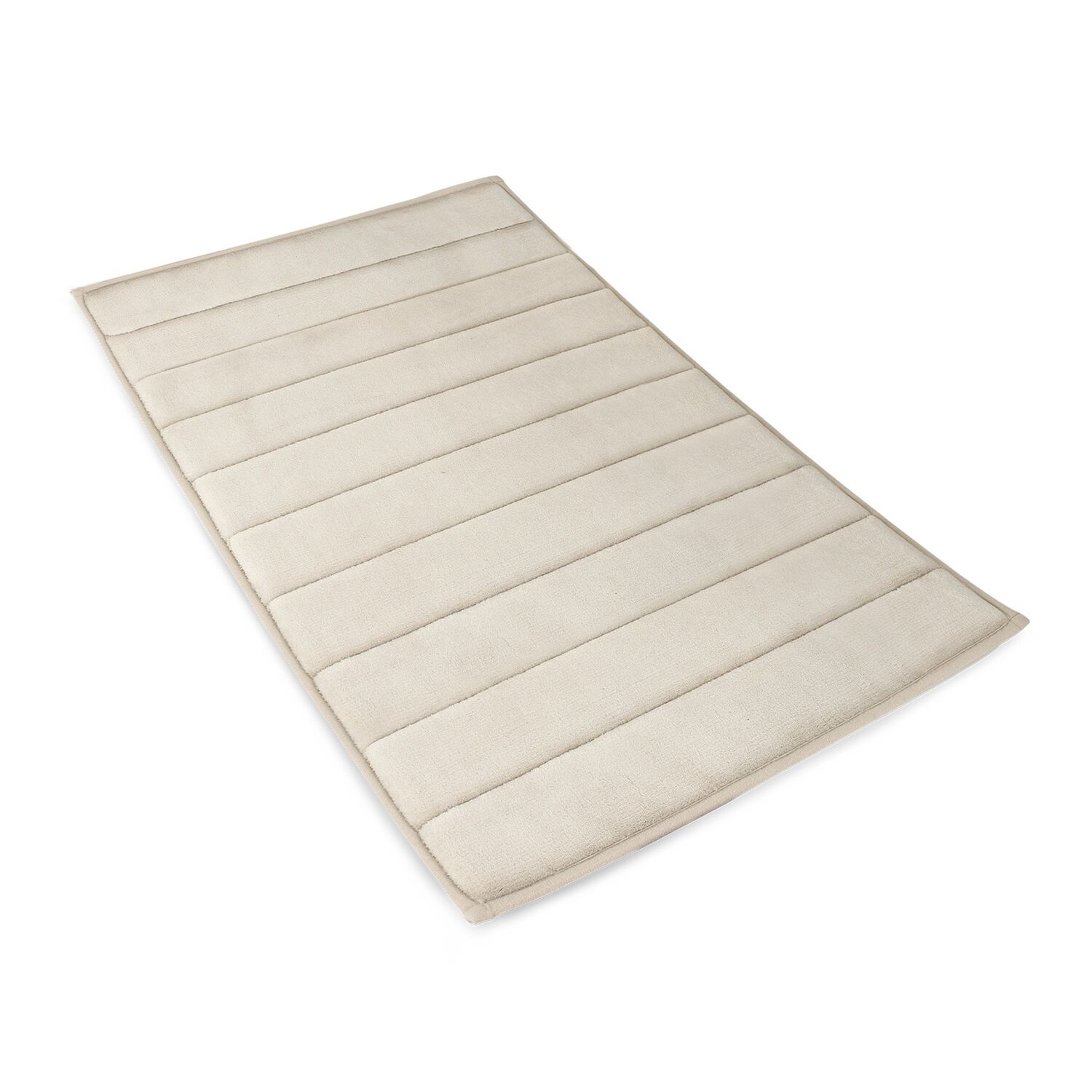 Alfombra De Ba&ntilde;o Nautica Home 50x80cm Coralina Ultra Suave Marfil image number 4.0