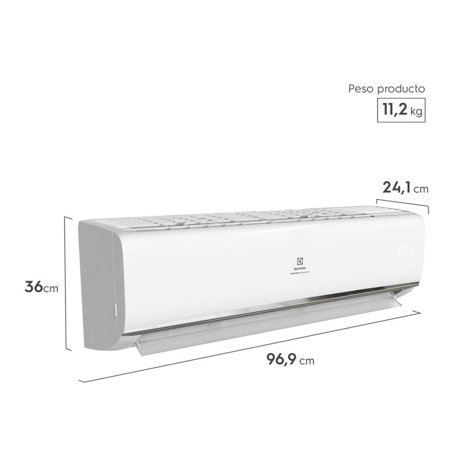 Aire Acondicionado Electrolux Split 18000 BTU Inverter EAIX18 image number 1.0