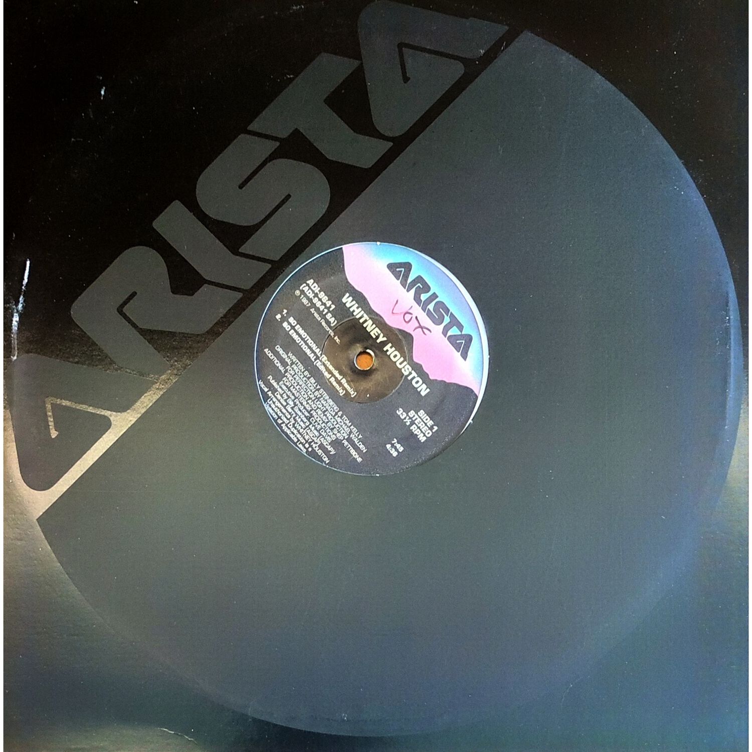Whitney Houston - So Emotional | 12" Maxi Single Usado image number 0.0