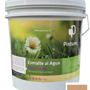 Esmalte Al Agua Reciclado Pinturec Satinado Naranjo Peumo 4g