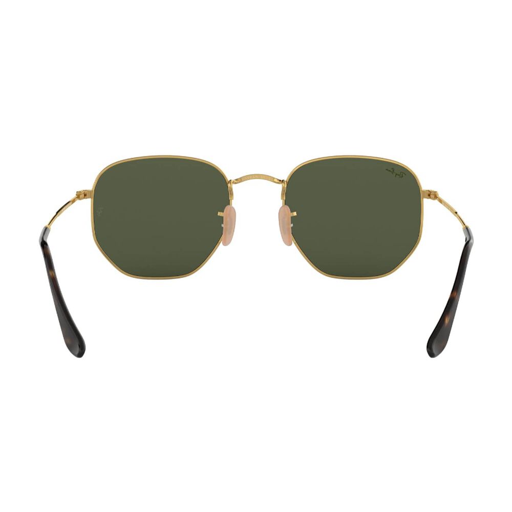 Lentes De Sol Hexagonal Gold Green Ray-ban image number 7.0