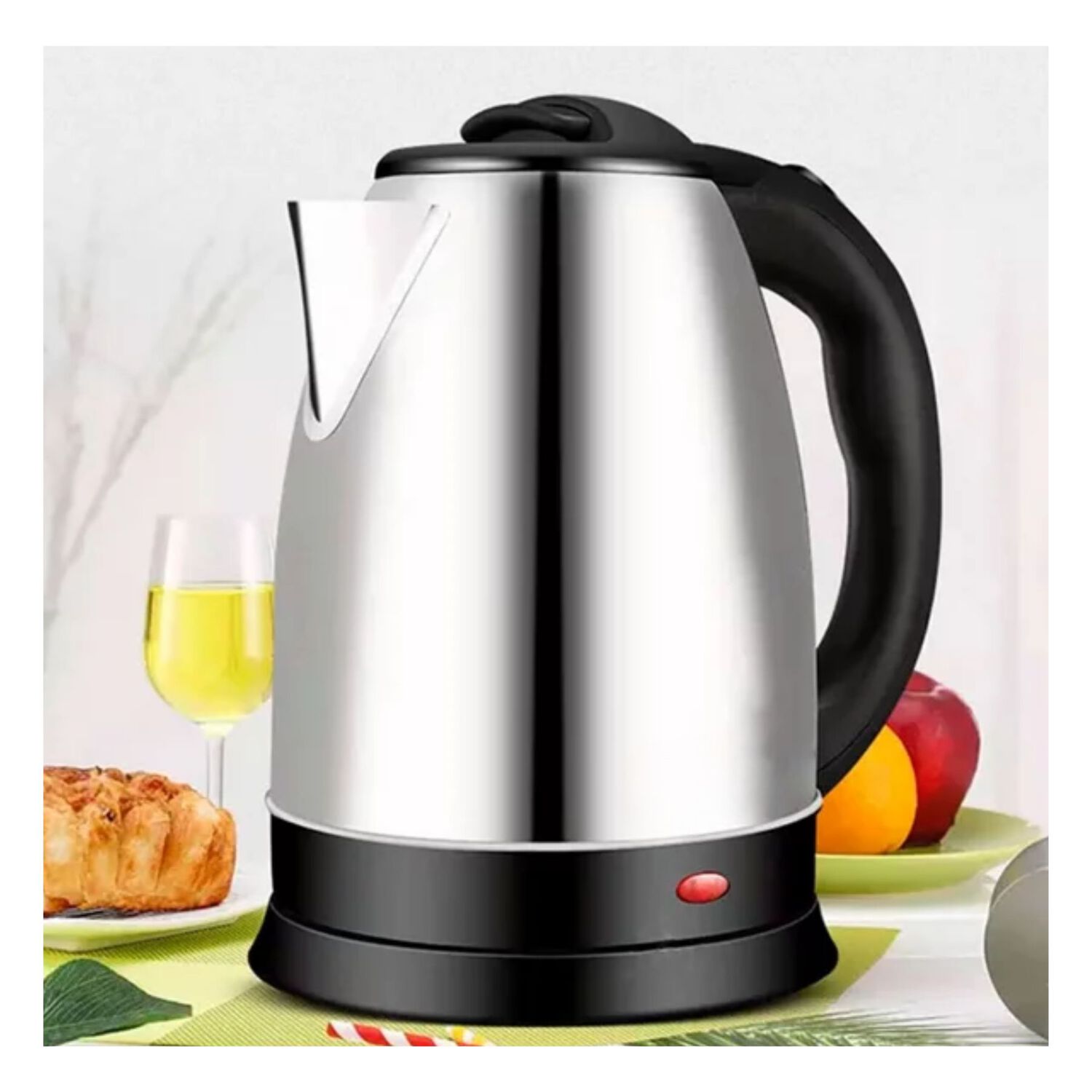 Hervidor Calentador El&eacute;ctrico Acero 2 Litros Tetera 2000w image number 2.0
