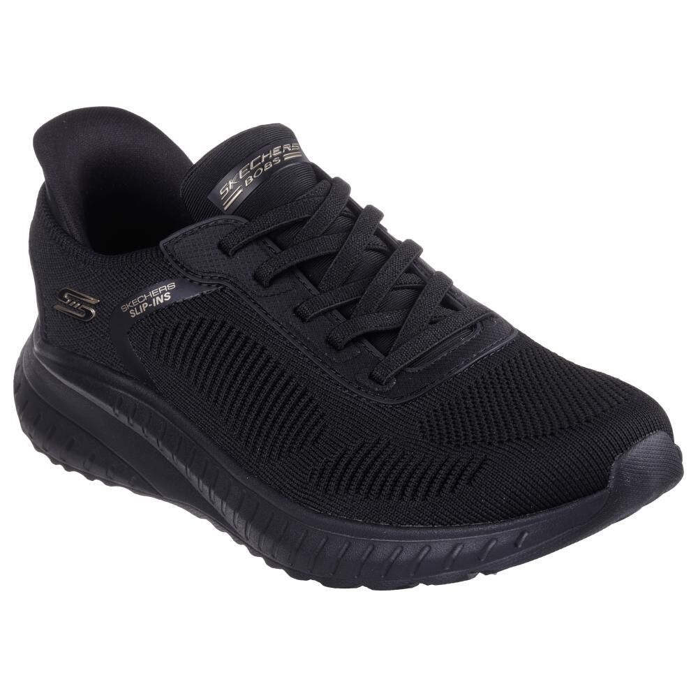 Zapatilla Urbana Mujer Skechers Bobs Squad Chaos Negro image number 0.0