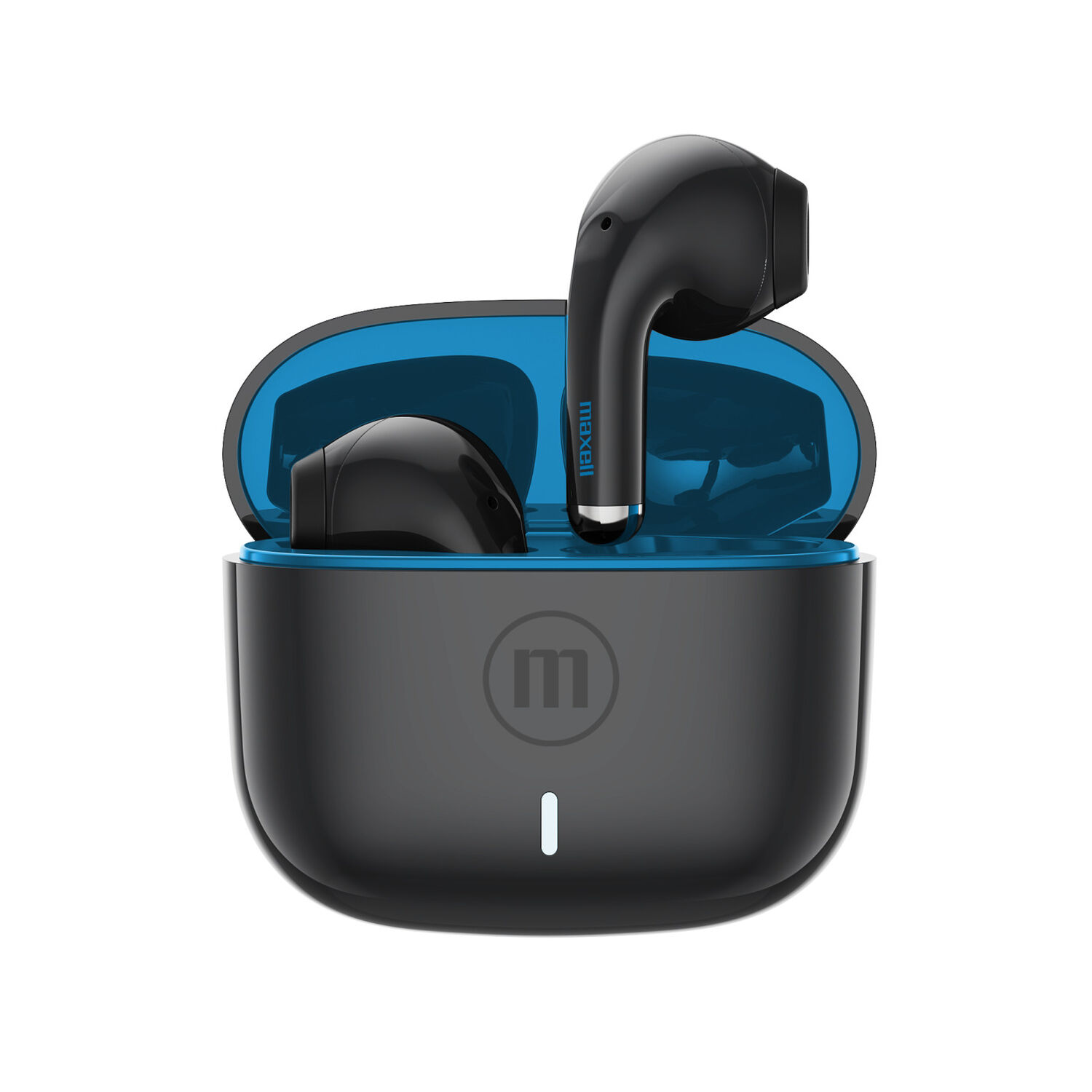 Aud&iacute;fonos Bluetooth Inal&aacute;mbricos Maxell Elio 12 Horas Negro/azul image number 1.0