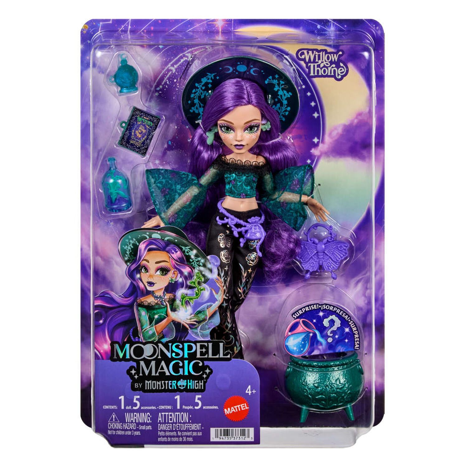 Mu&ntilde;eca Moonspell Magic De Monster High image number 4.0