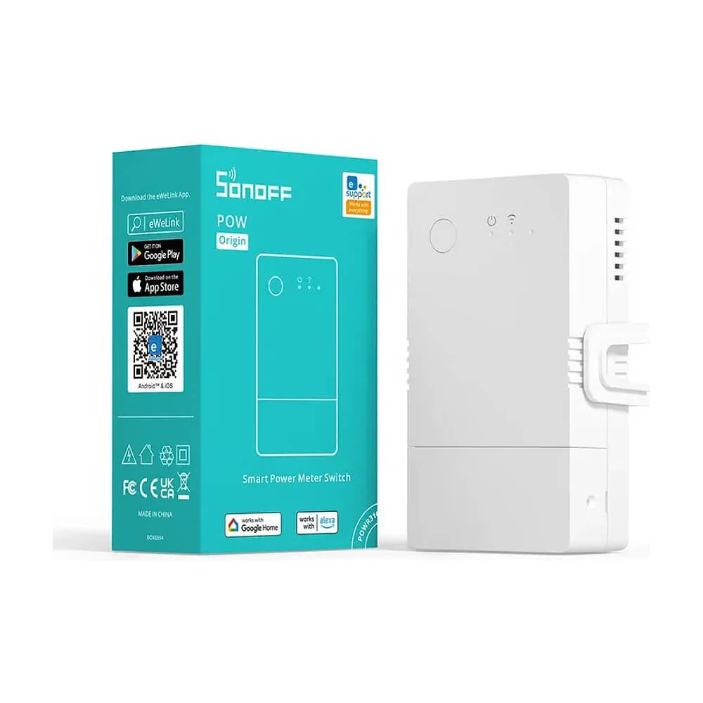 Interruptor Wifi Con Medici&oacute;n De Energ&iacute;a Sonoff Pow Origin image number 0.0