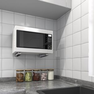 Soporte Microondas Plegable Plata Mb6-silver - Brasforma