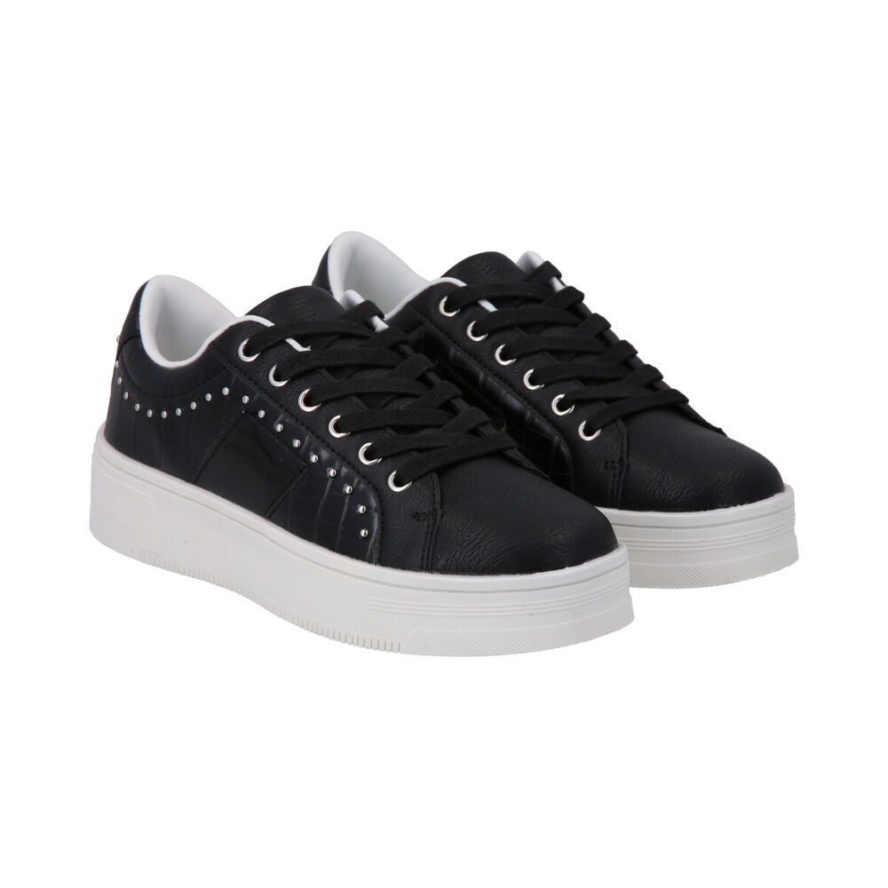 Zapatilla Urbana Mujer Negro Haus Police image number 4.0