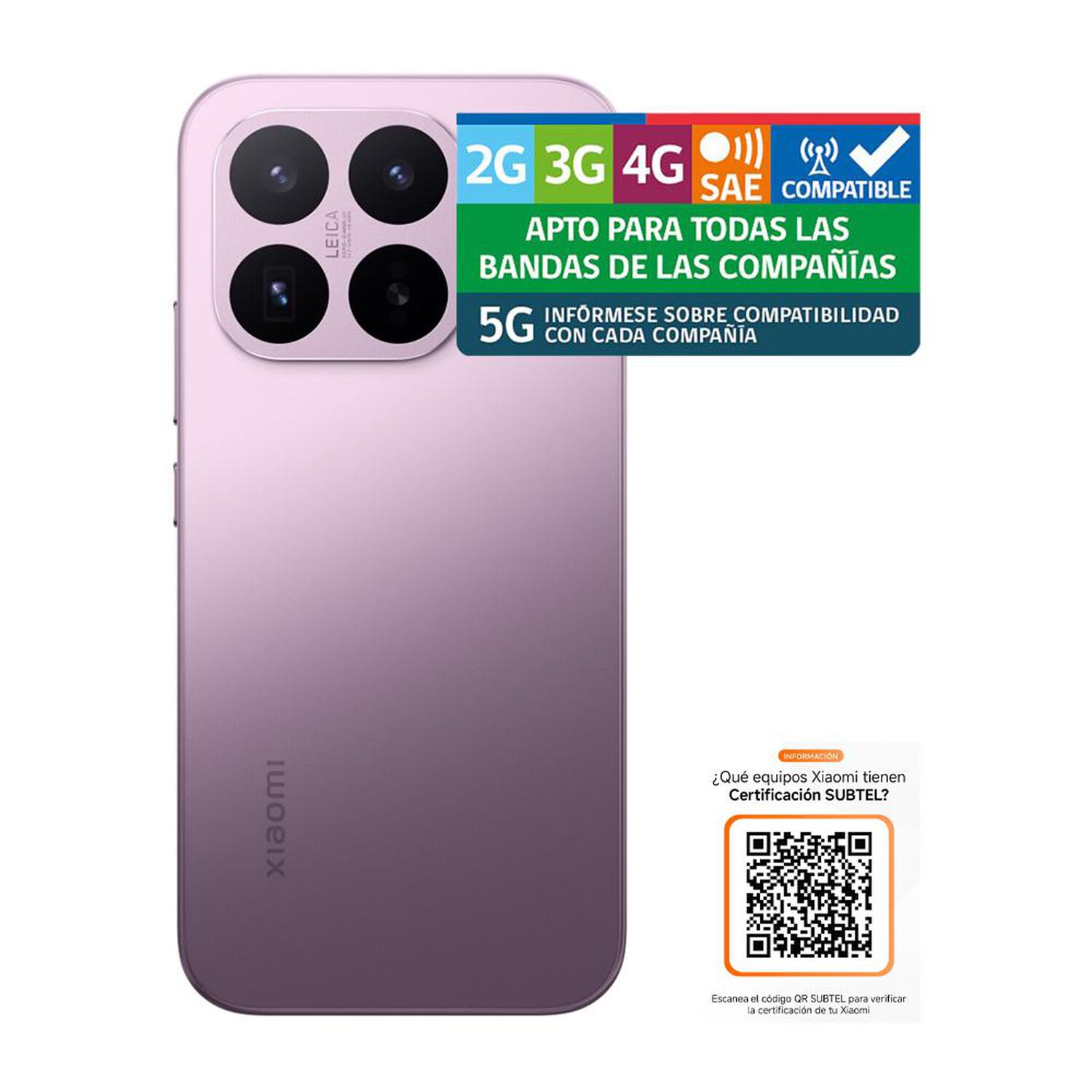 Smartphone Xiaomi 17T / 5G / 256 GB / Violeta / Liberado image number 7.0