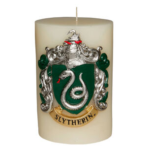 Harry Potter Slytherin Sculpted Candle Insignia Vela Esculpi