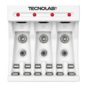 Cargador Pilas Usb-c Aa Aaa 9v Con Led - Ps