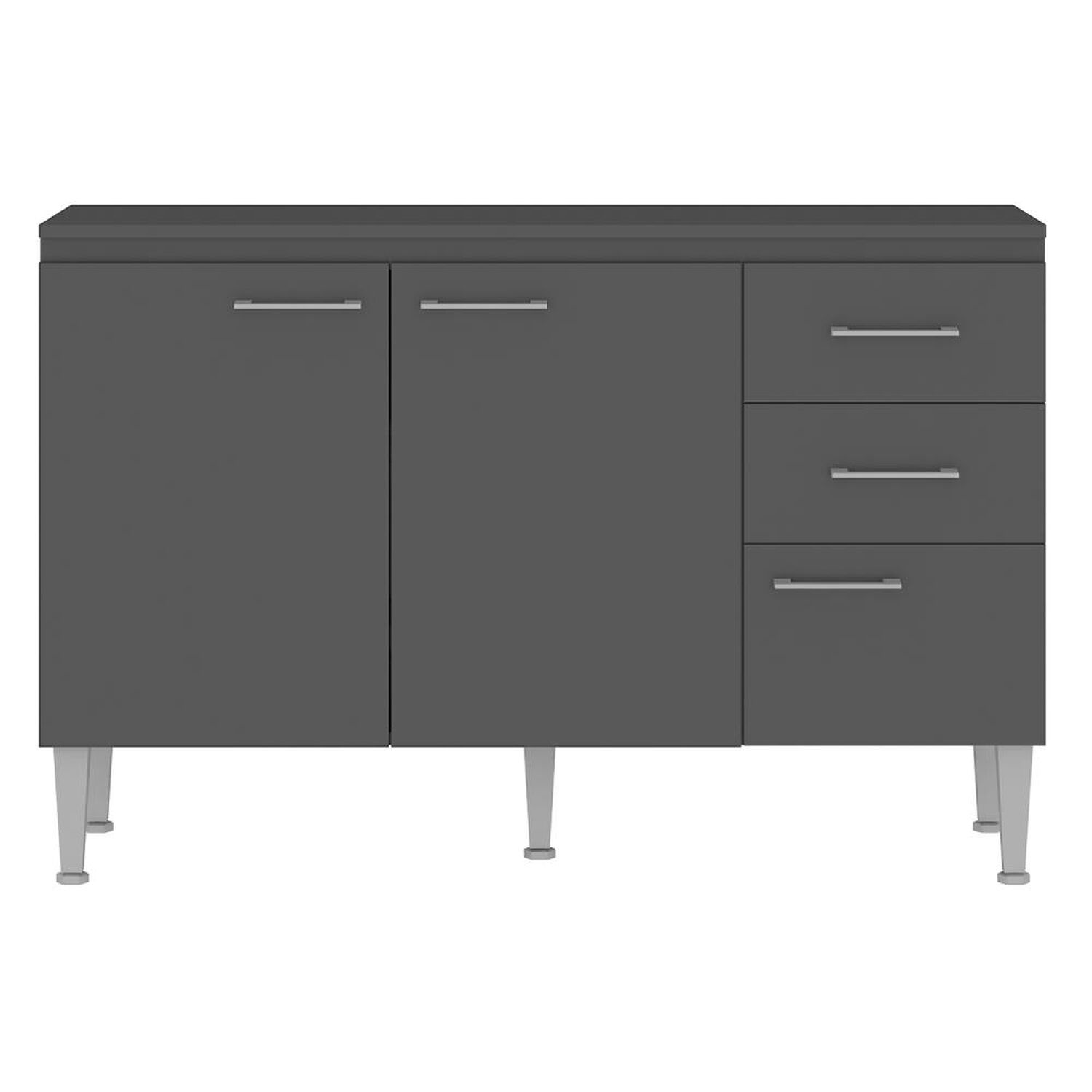 Mueble De Cocina Vekkahome Base Opie / 3 Puertas / 2 Cajones image number 3.0