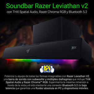 Parlante Gamer Razer Leviathan V2 Subwoofer 65w Bluetooth