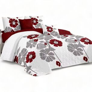 Juego De Sabanas + Cubrecama De 1.5 Plazas + 1 Funda De Almohada Cobertor Verano Qs-5