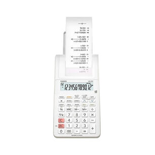Calculadora Rollo Casio Color Blanco Hr-8rc-we