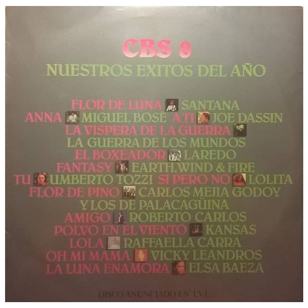 Nuestros Exitos Del A&ntilde;o - Cbs 8 - Varios Artistas | Vinilo Usado image number 0.0