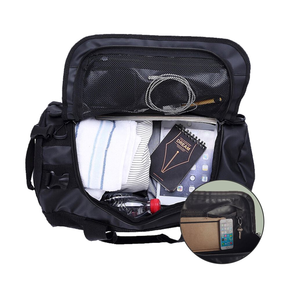 Bolso Deportivo Impermeable Duffel 30 Lts Lhotse Green image number 3.0
