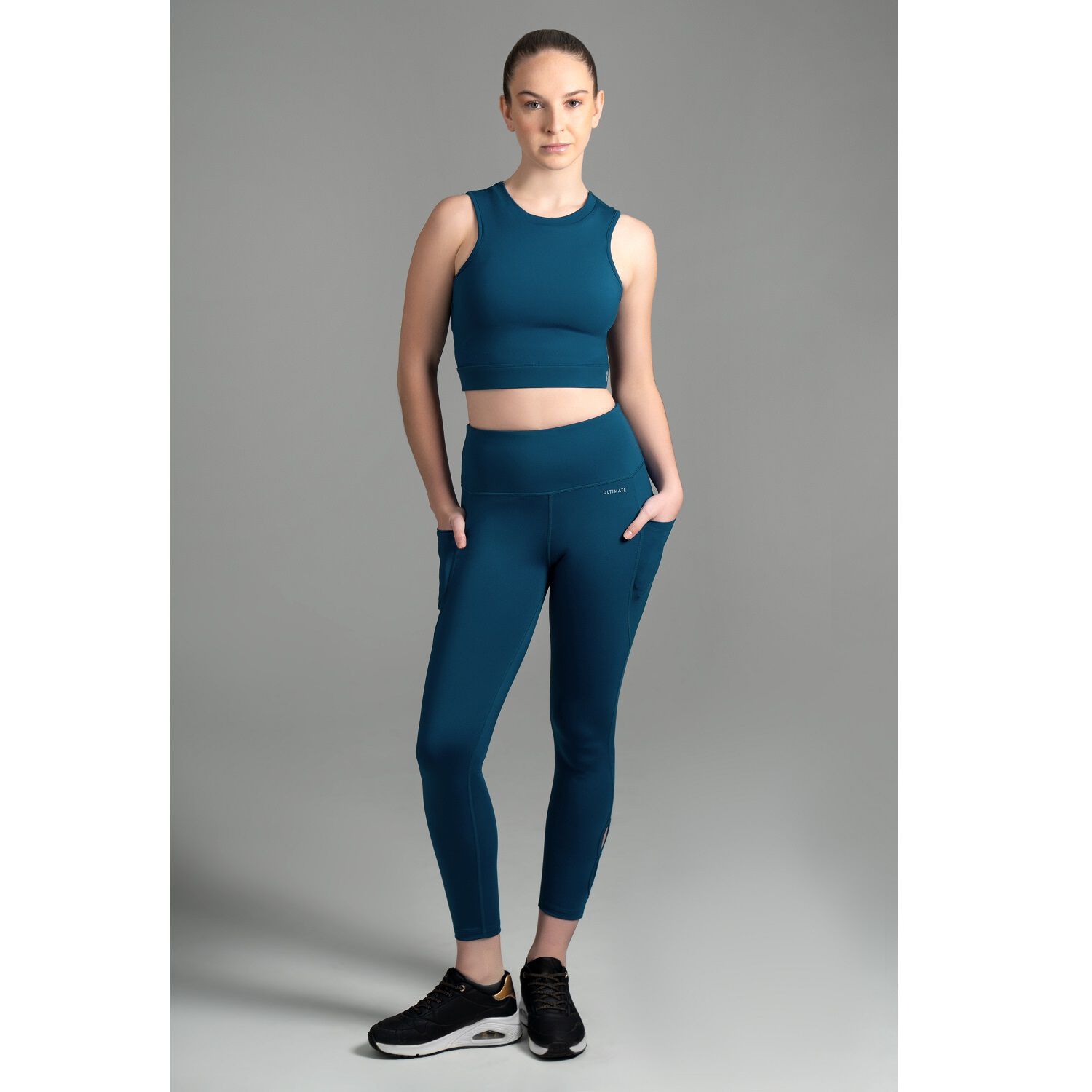 Ultimate Top Sport Mujer Oil Blue - S image number 1.0