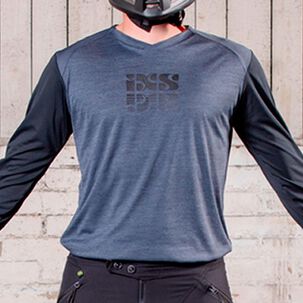 Jersey Ixs Manga Larga Infantil Jr Trigger X Grafito Km