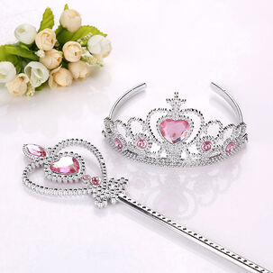 Set Accesorios Corona Y Varita De Princesa