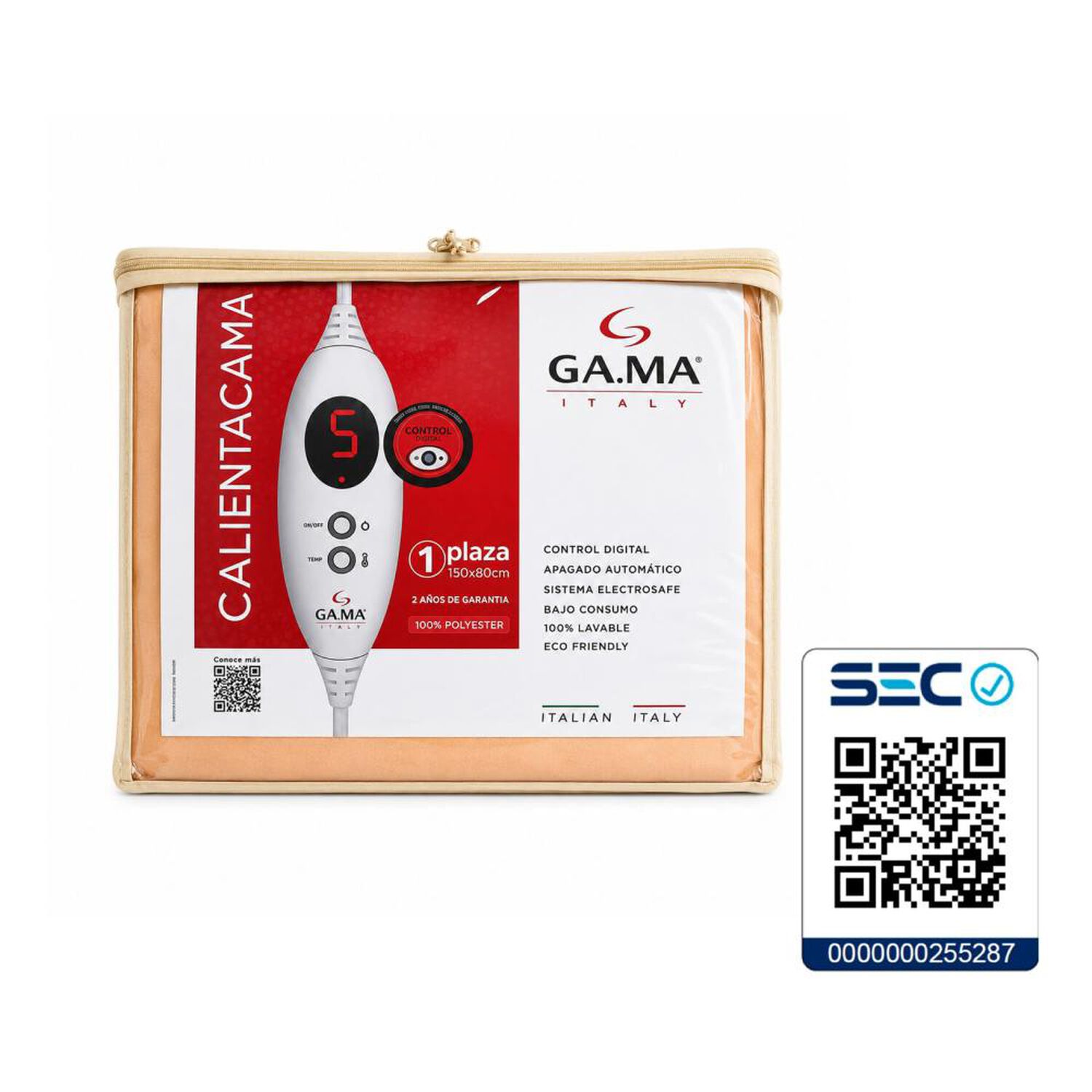 Calienta Cama Gama TC YSEB-011 Timer / 1 Plaza image number 5.0