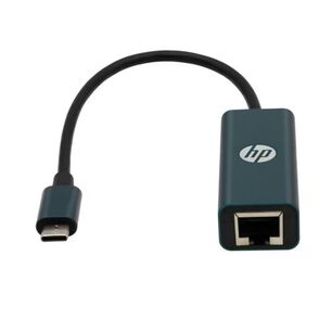 Adaptador De Red Rj45 Usb C Negro Ethernet Hp