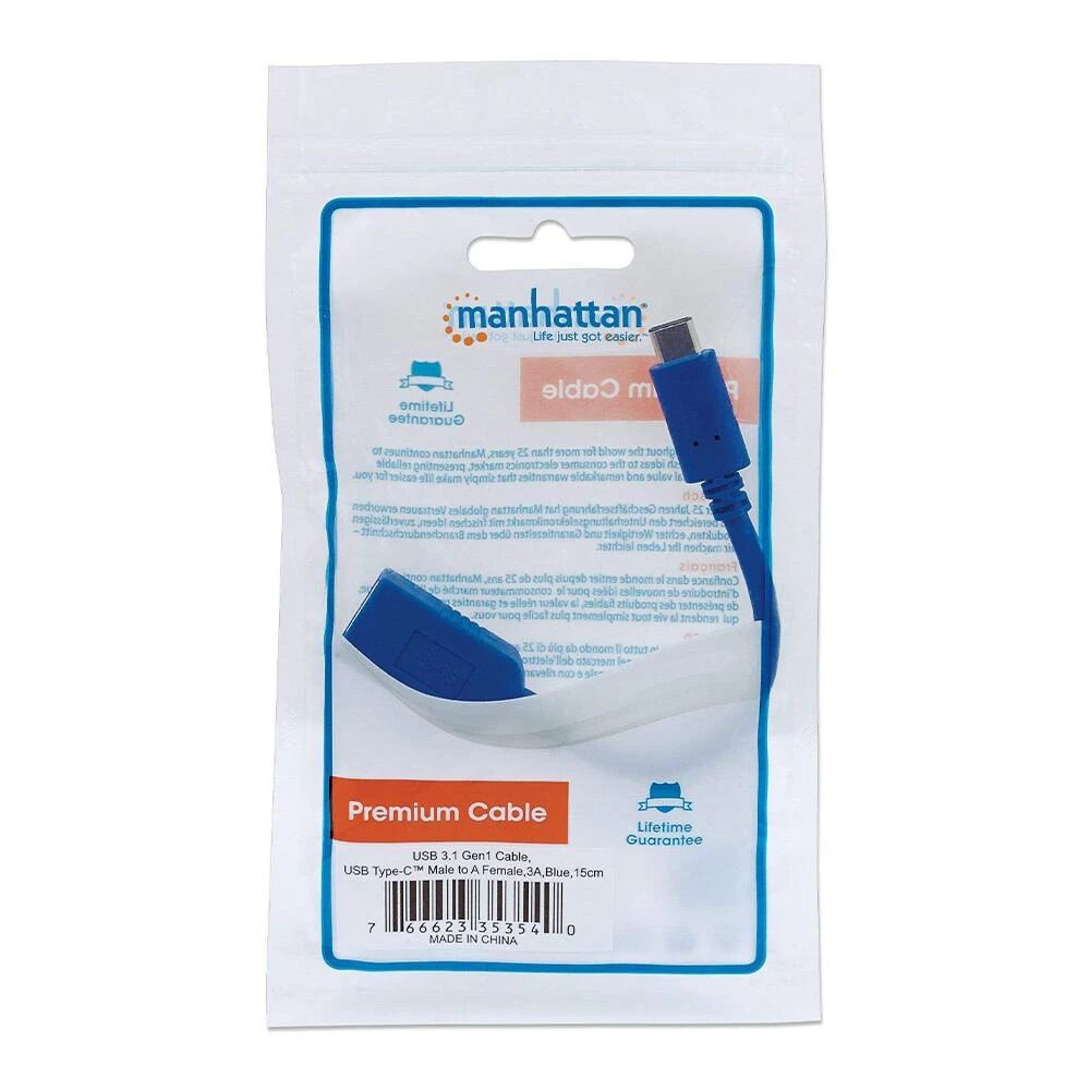 Cable De Datos Otg Tipo C A Usb Manhattan Usb 3.1 Pro 353540 image number 1.0