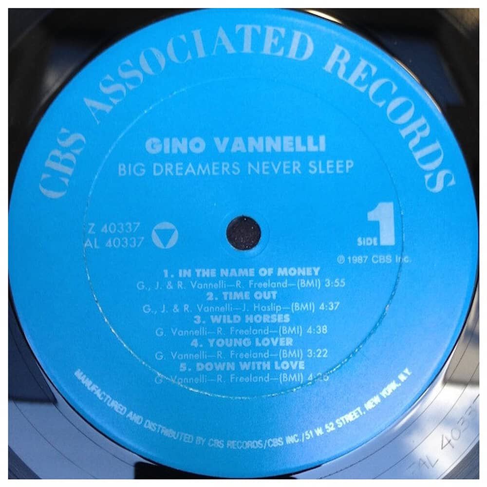 Gino Vannelli - Big Dreamers Never Sleep | Vinilo Usado image number 2.0