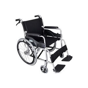Silla De Ruedas Plegable Con Doble Freno Aluminio Liviana Oneder