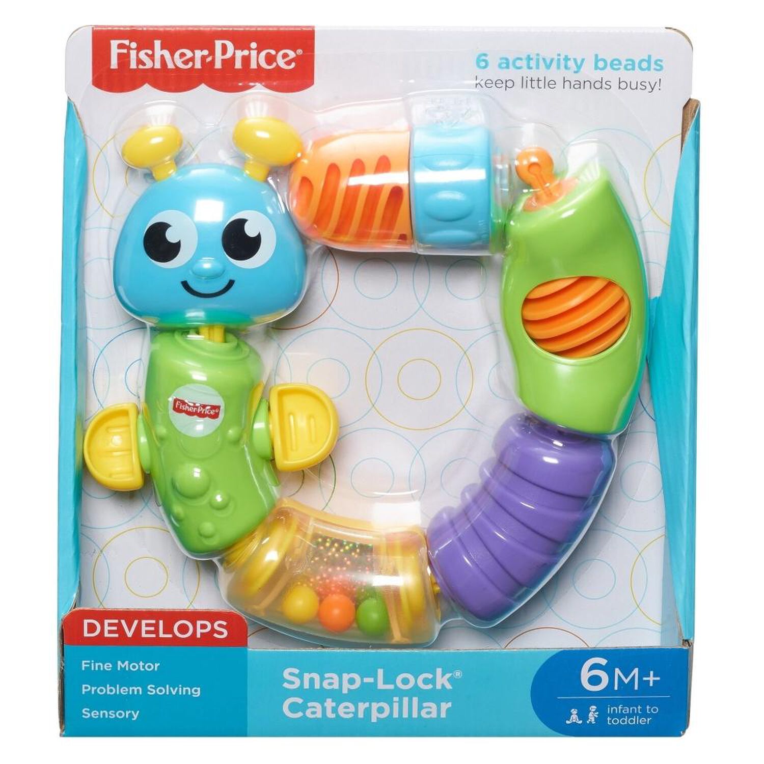 Juguete Para Bebe Fisher Price Brilliant Basics Oruga Cadena De Colores image number 7.0