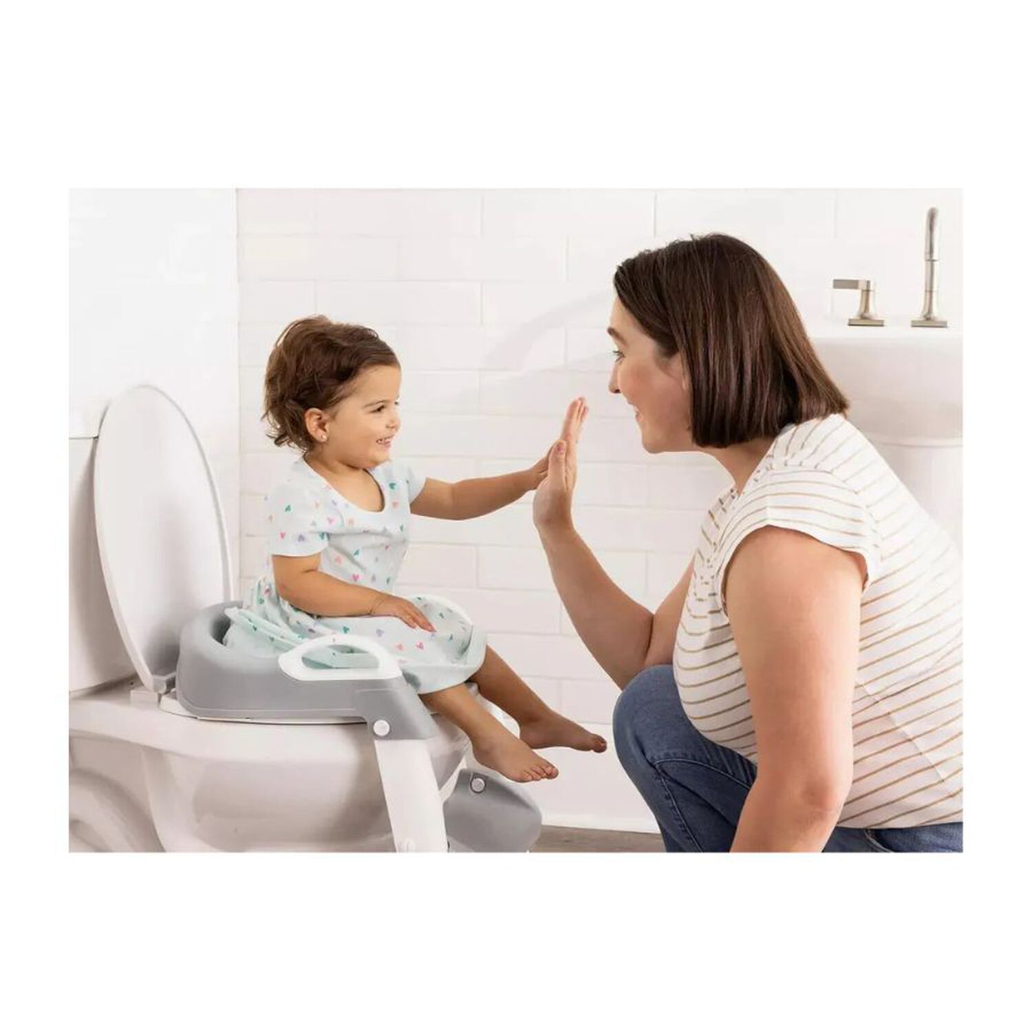 Escalera Ba&ntilde;o Infantil Adaptador Inodoro Plegable Ni&ntilde;os image number 5.0