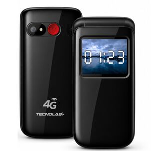 Tel&eacute;fono Senior Adulto Mayor Tipo Almeja Modo S.o.s 4g 456bk