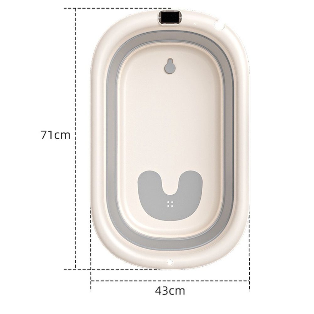 Ba&ntilde;era Con Respaldo De Ducha Comfort Gris Lubabycas image number 4.0