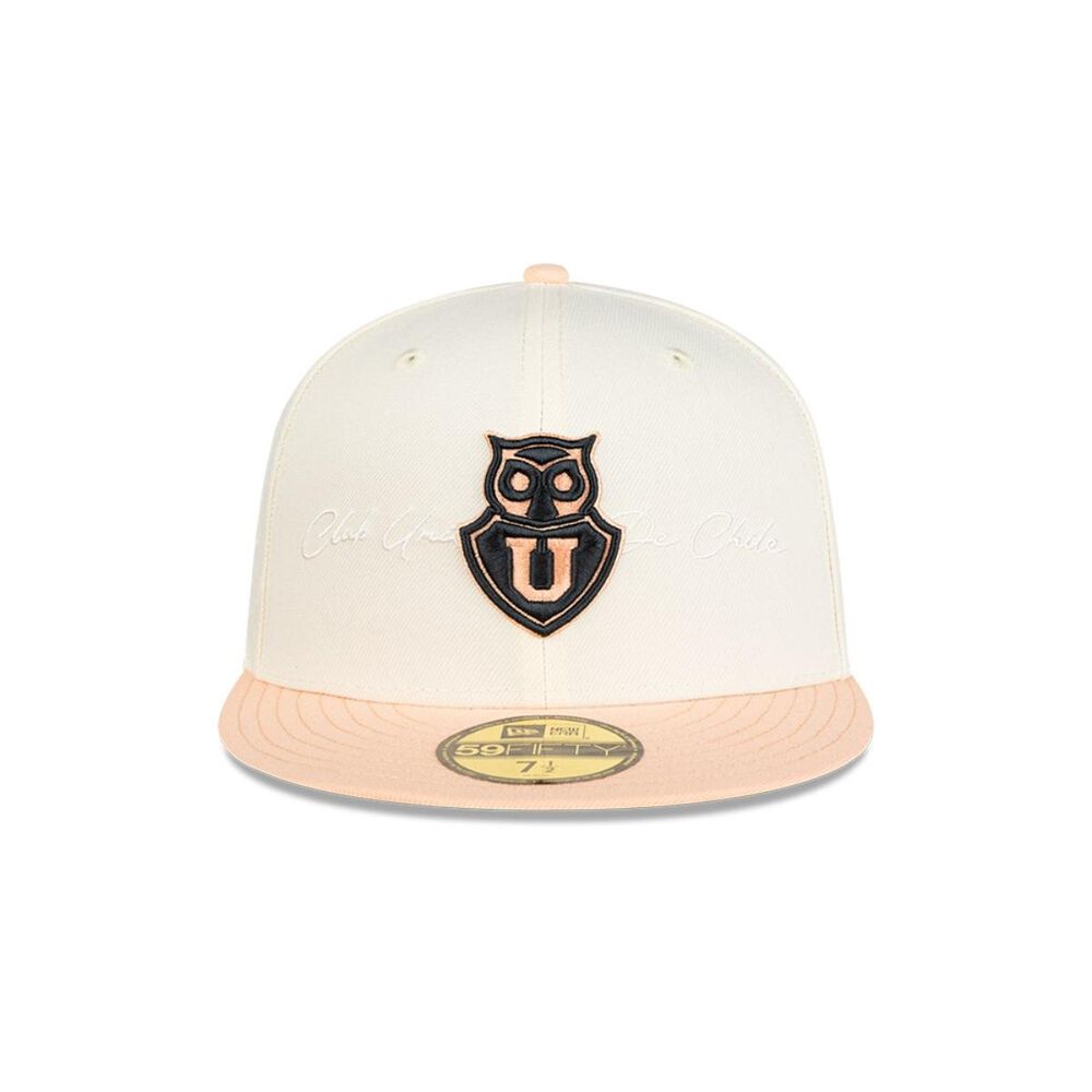 Gorra 59fifty Universidad De Chile Futbol White And Pink image number 2.0